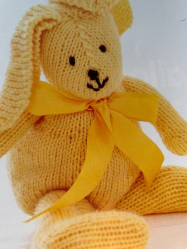 Gorgeous soft knit toy - knit, rabbit