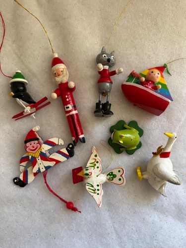 Vtg small wooden - vtg, christmas