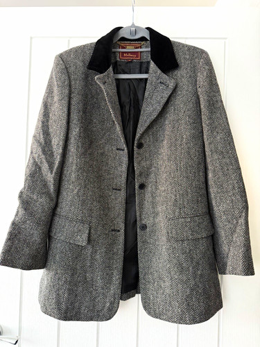 Mulberry grey herringbone - grey,