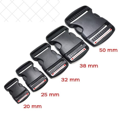 50mm plastic release - plastic, buckle