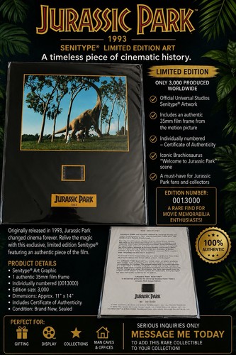 Jurassic park 1993 - 1993, memorabilia