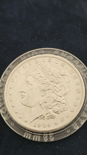 Morgan silver dollar 1904