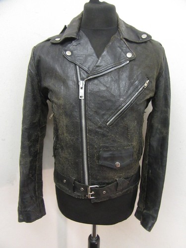 Vintage fringed leather - fringed,