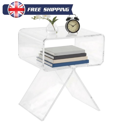Clear acrylic bedside - acrylic,