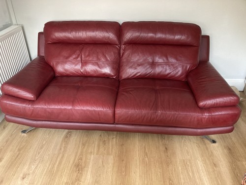 Harvey genoa red sofa - harvey’s,