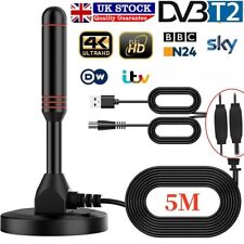 UK Best Portable TV Antenna Indoor Outdoor Digital HD Freeview Aerial Ariel New