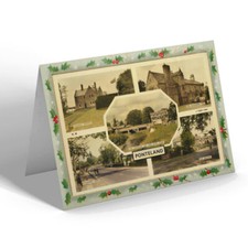 CHRISTMAS CARD Vintage Northumberland - Ponteland (b)