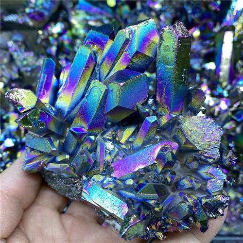150g natural aura quartz - natural,