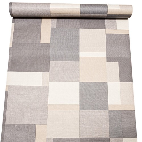 Brown beige cream geometric - beige,