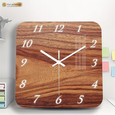 12” Wooden Style Square Wall