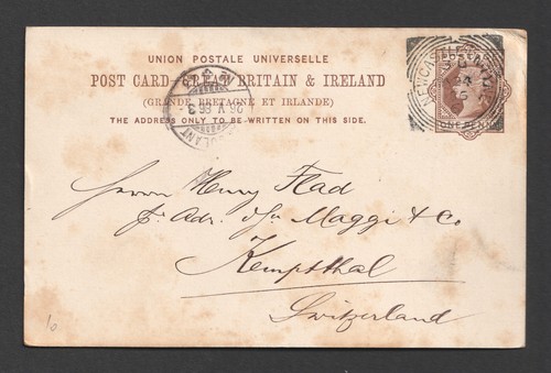 Postal stationery - qv,