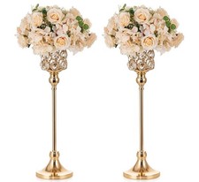 Gold Vase Centre Piece Flower