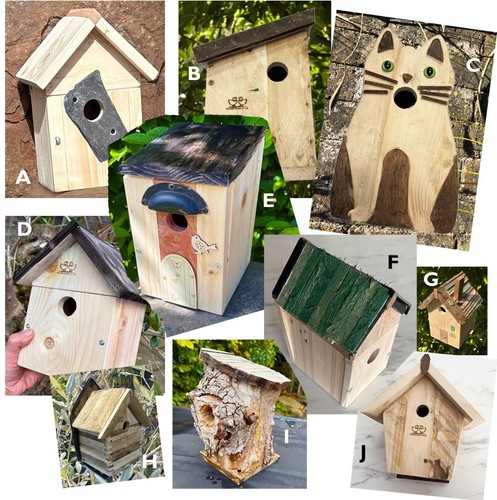 Bird houses - (nesting, boxes)