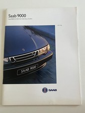 SAAB 9000 CS CSE CD CDE Aero Griffin UK Market 62 Page Sales Brochure 1996
