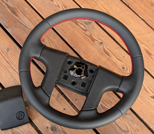 New leather steering wheel for - leather,
