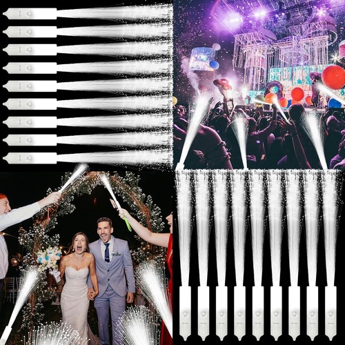 100 pcs white fiber optic - 100,