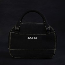 Ferrari 599 GTO Luggage Bag by Schedoni – Alcantara with Yellow Stitching