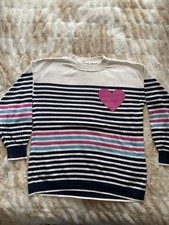 Next Women's Jumper White Navy