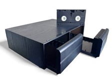 VHS Wooden Storage Box Black