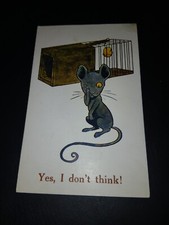 Old Comic, MOUSE & TRAP, One Eye Missing, One In Trap, Mack, / Salmon