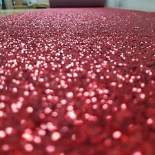 Deep Red Sequin Glitter Table Runner Christmas Extra Sparkly