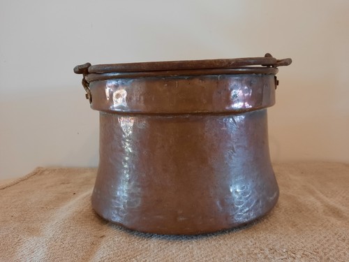 Antique 19thc copper kettle - 19thc,