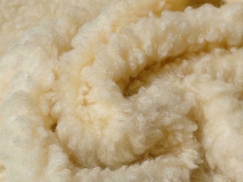 Faux sheepskin cream sherpa - faux,