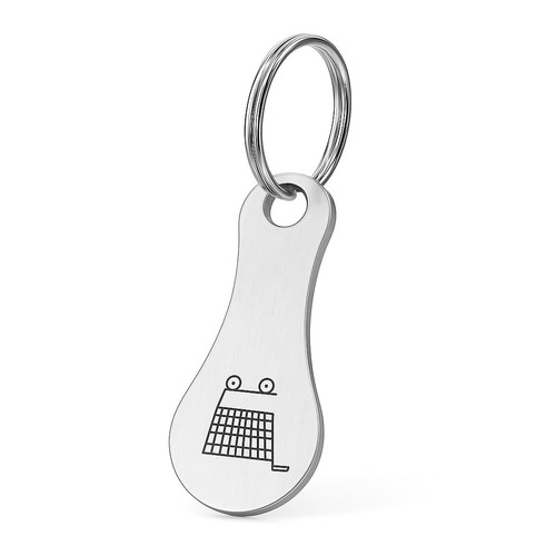 Trolley coin keychain - trolley, –