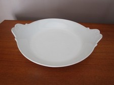 LARGE ROUND DISH WITH WHITE