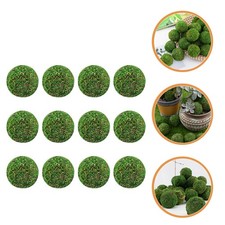  12 Pcs Artificial Moss Rocks Decorative Wedding Centerpieces for Tables