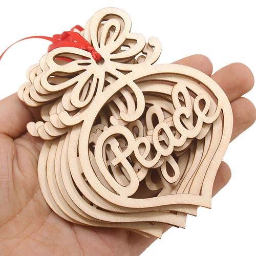 Pcs wooden christmas tree - 6,
