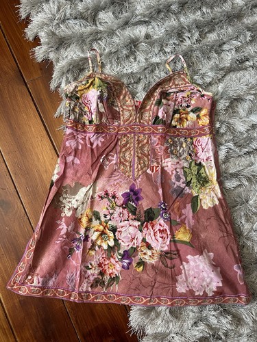 Vintage rene derhy pink - pink, floral