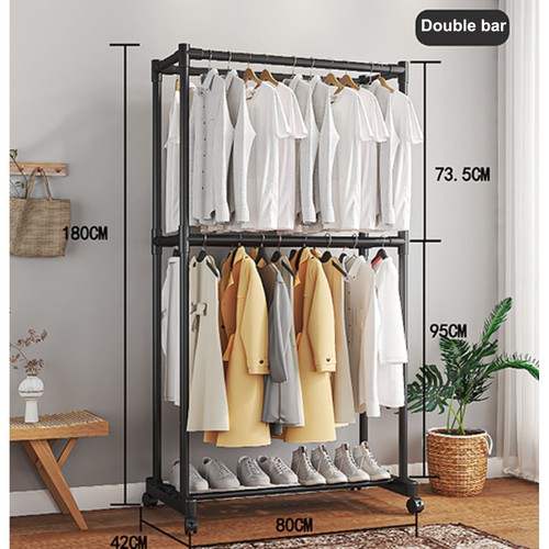 2tiers clothes rail with - 2tiers,