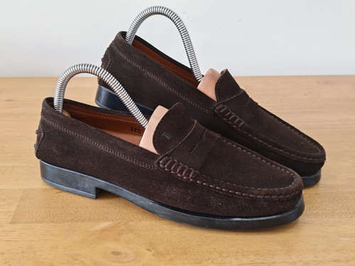 Tod italy dark brown suede - ,