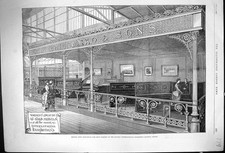 Old 1884 John Brinsmead Sons Piano London International Exhibition Cr Victorian