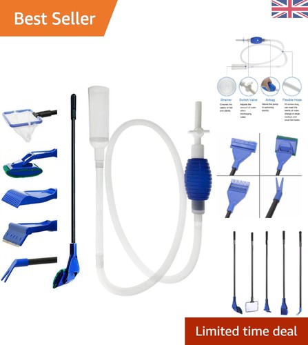 Complete fish tank care set - tank,
