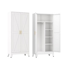 Metal armoire Wardrobe Closet
