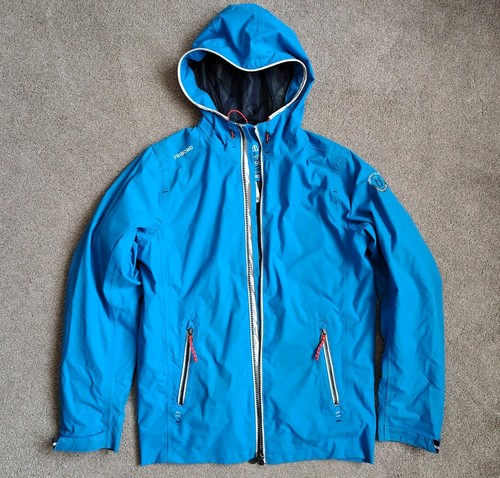 Bright blue waterproof - , jacket