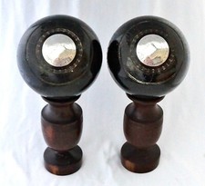 Silver Mounts Lignum Vitae