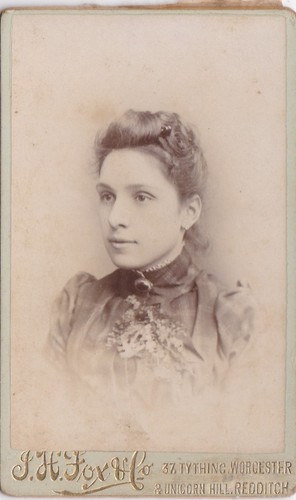 Cdv photo portrait lady - cdv,