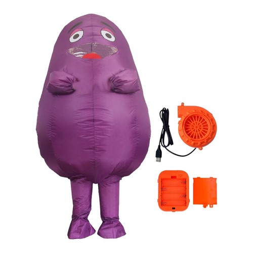 Inflatable grimace costume - inflatable,