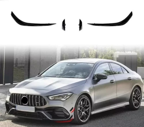Gloss black front - black, bumper