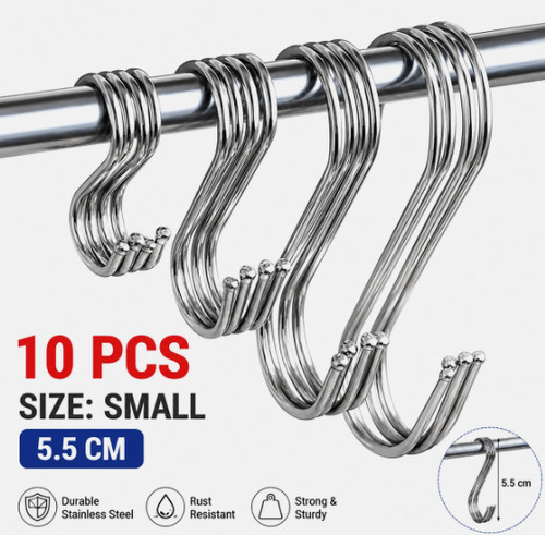 10x pcs stainless steel - stainless, s