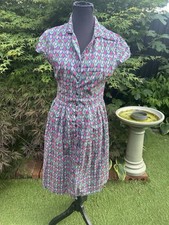 Seasalt Lottie ‘Tulips’  Tea  Dress  Size UK 12