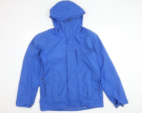 Bonfire men blue hooded - men's,