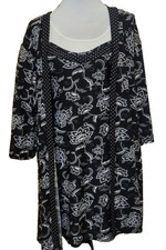 Marilyn Monroe Intimates M Short Chemise & Robe Set P.J.s Nightgown Jersey Knit