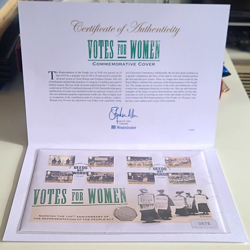 Votes for women royal - for, mail