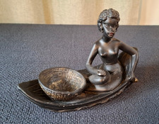Chalk plaster African Lady