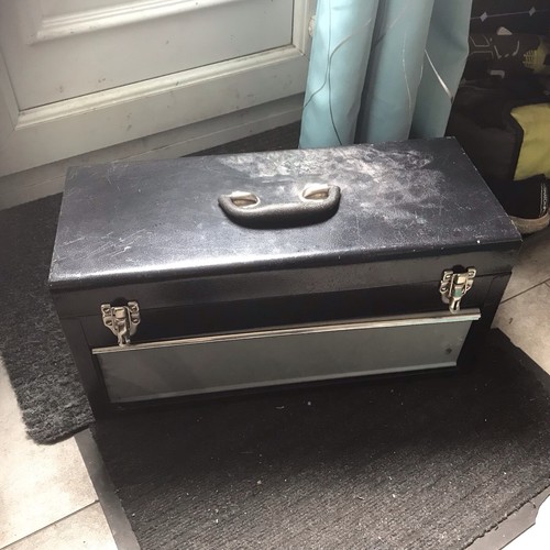 Black tool chest with - black,