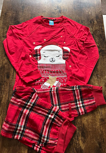 Little kids christmas tartan - little,